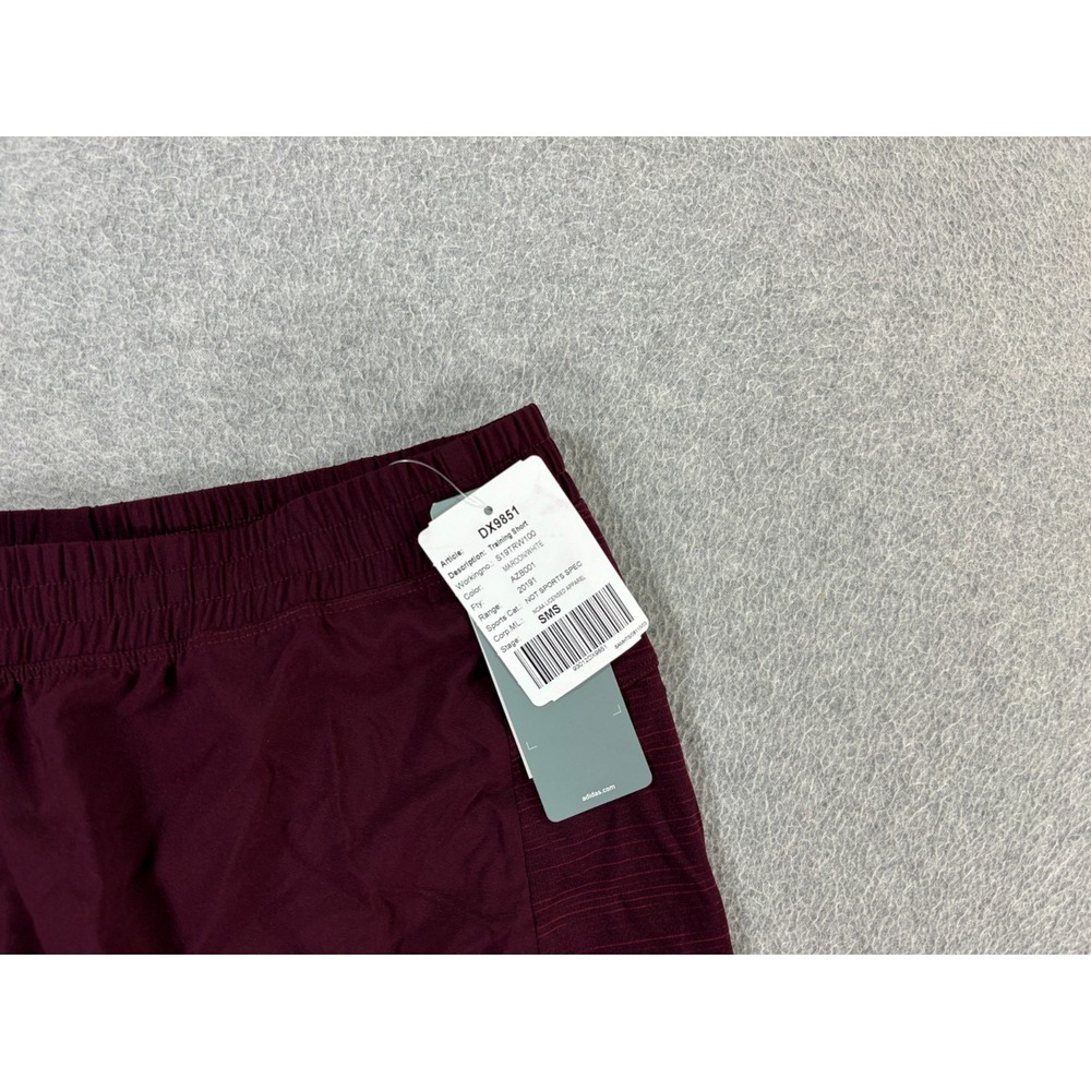 NWT Adidas Climalite Lined Running Training Shorts (Women's Small)‎ Maroon -3" - Picture 3 of 11